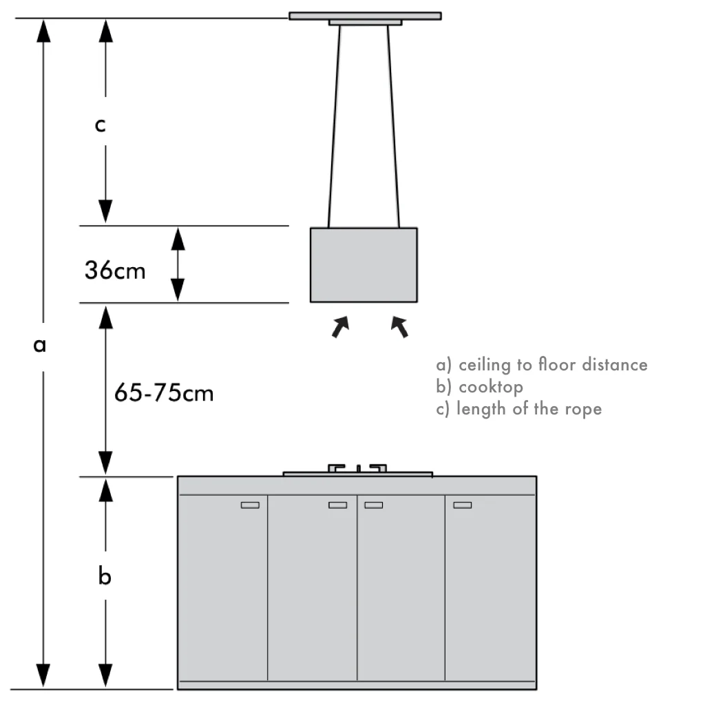 Corsica 35cm Island Rangehood RAHID35X - Image 16