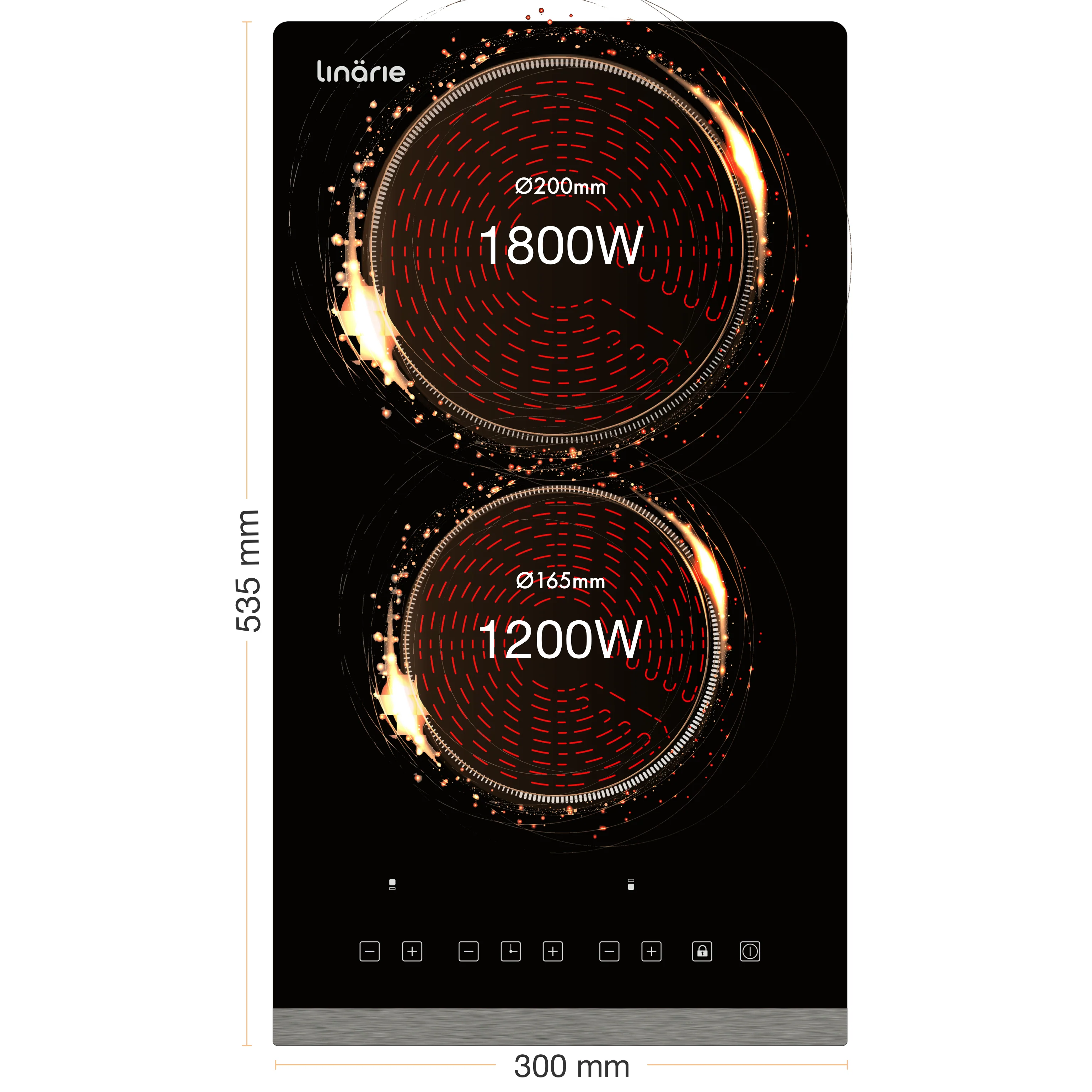 Limoges 30cm Domino Ceramic Cooktop LS30C2Z - Image 5